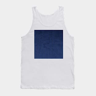 Blue corduroy Tank Top